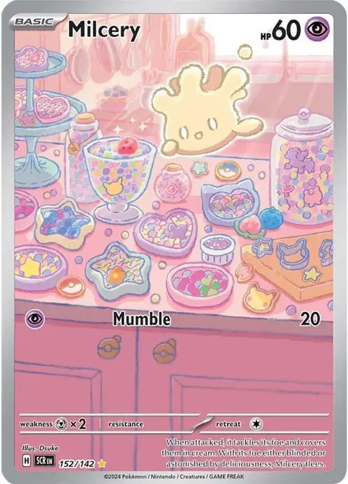 Milcery - 152/142 card art