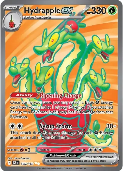 Hydrapple ex - 156/142 card art