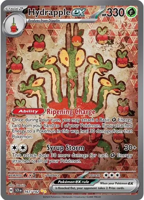 Hydrapple ex - 167/142 card art