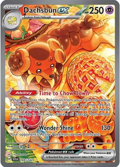 Dachsbun ex - 169/142 card art