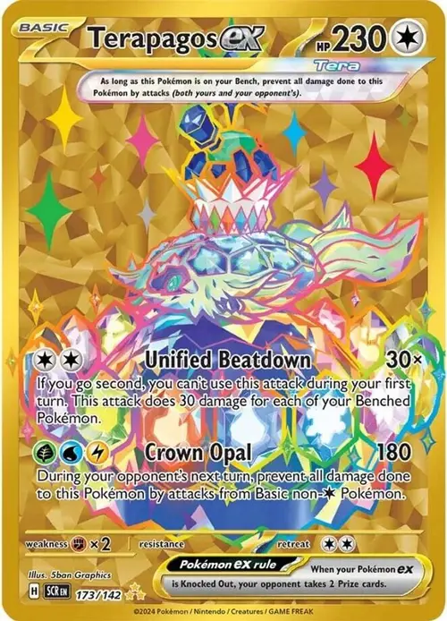 Terapagos ex - 173/142 card art