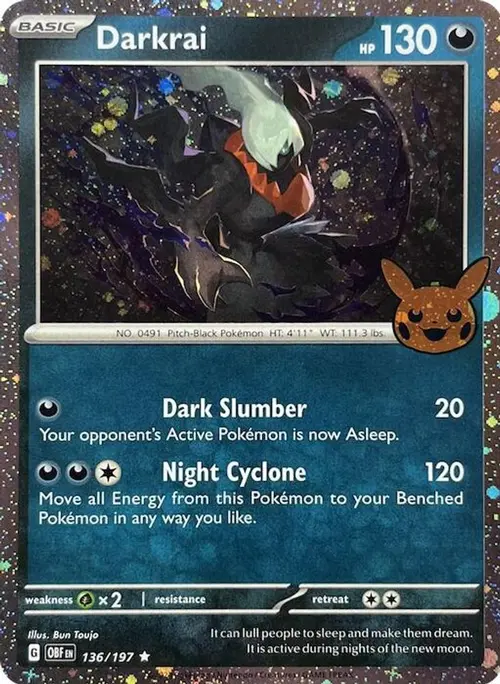 Darkrai (Cosmos Holo) card art