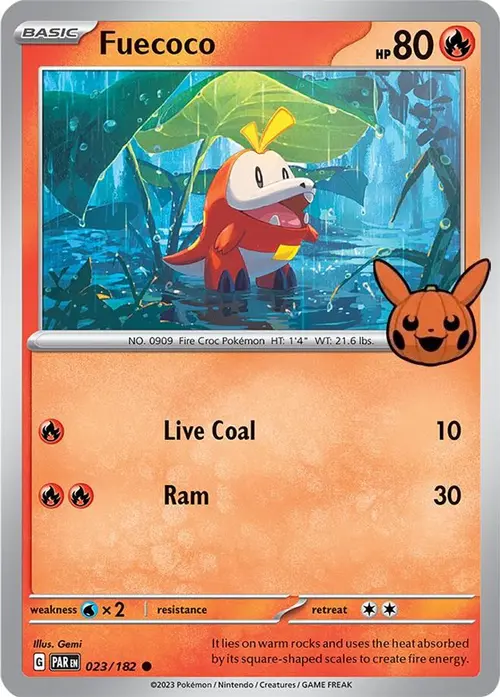 Fuecoco card art