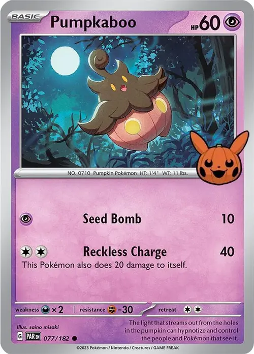 Pumpkaboo card art