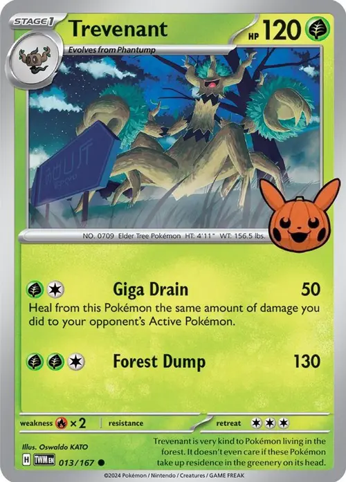 Trevenant card art
