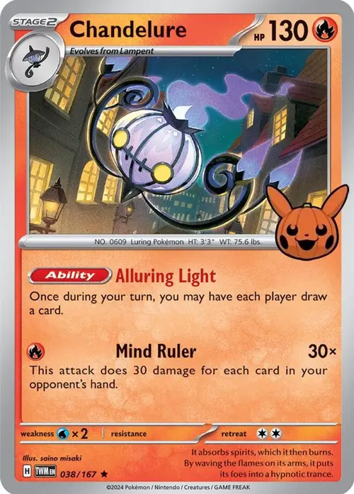 Chandelure card art
