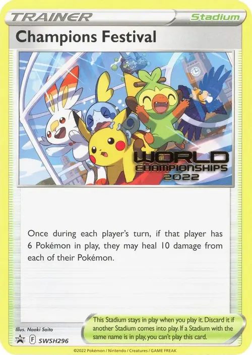 Champions Festival - SWSH296 (World Championships 2022) card art