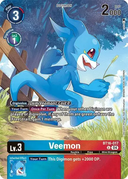 Veemon (Legend Pack 2024) card art