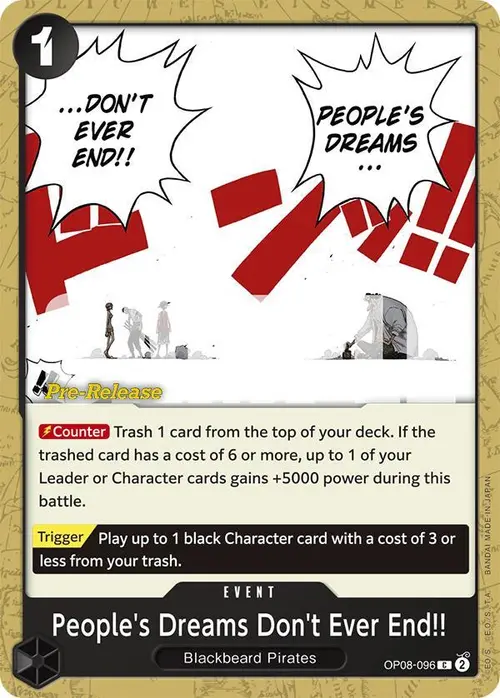 People's Dreams Don't Ever End!! card art