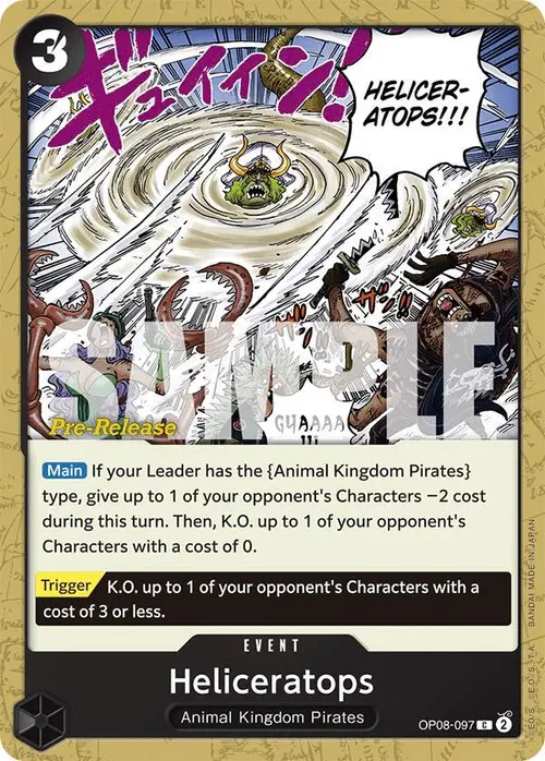 Heliceratops card art