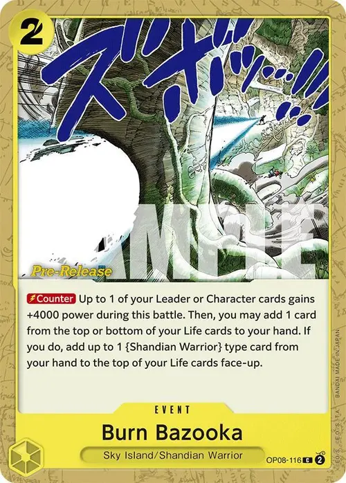 Burn Bazooka card art