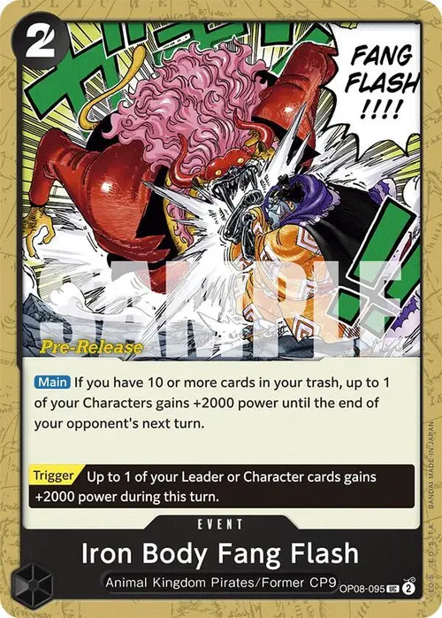Iron Body Fang Flash card art