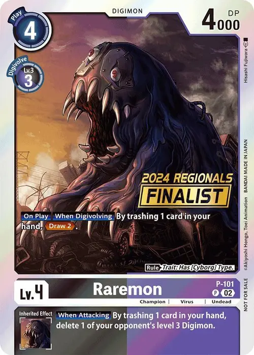 Raremon - P-101 (2024 Regionals Finalist) card art