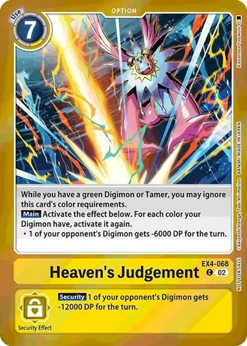Heaven's Judgement (Event Pack 7) card art