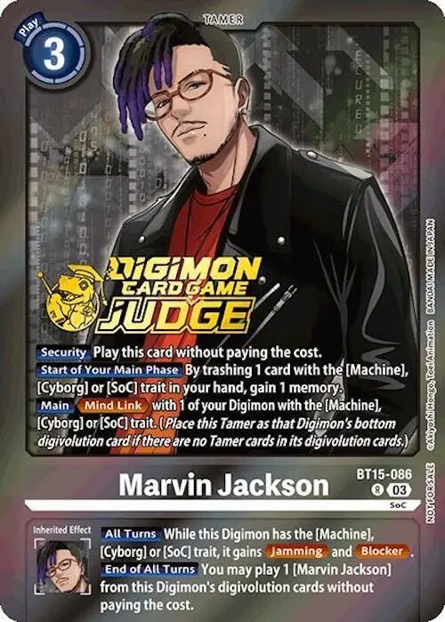 Marvin Jackson (Judge Pack 6) card art