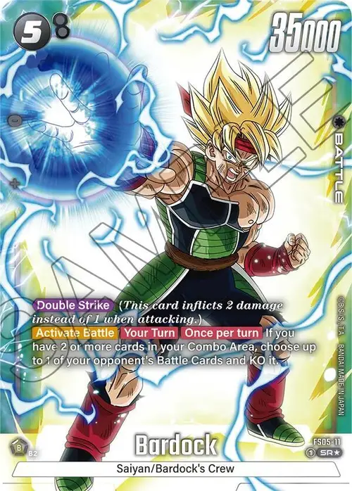 Bardock (Bonus Pack Alternate Art) card art