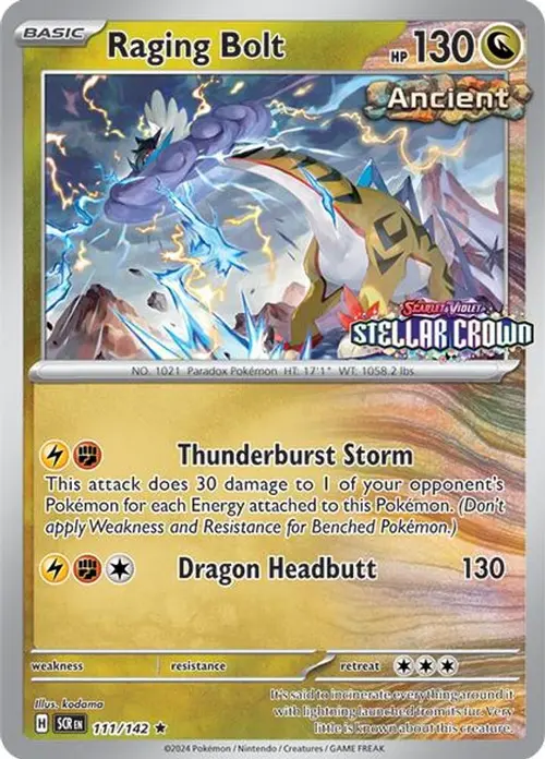 Raging Bolt (Cosmo Holo) (Best Buy) card art