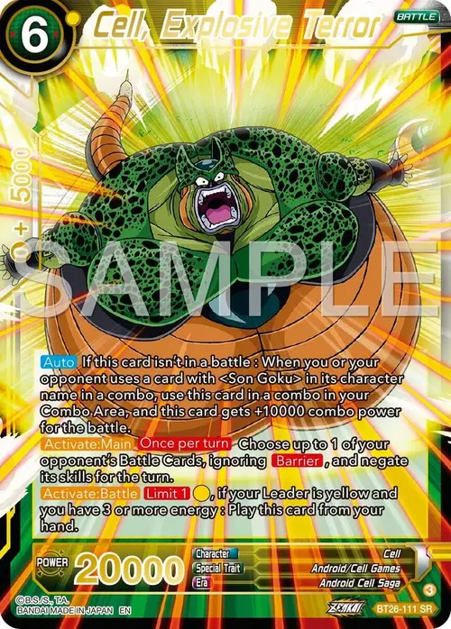 Cell, Explosive Terror card art