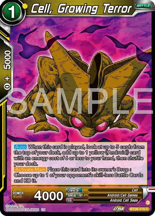 Cell, Growing Terror card art