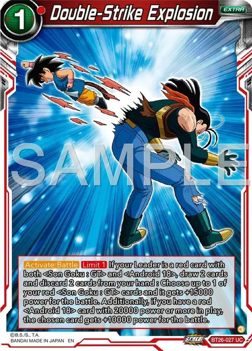 Double-Strike Explosion card art