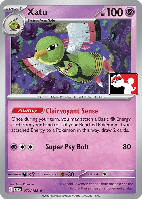 Xatu - 072/182 card art