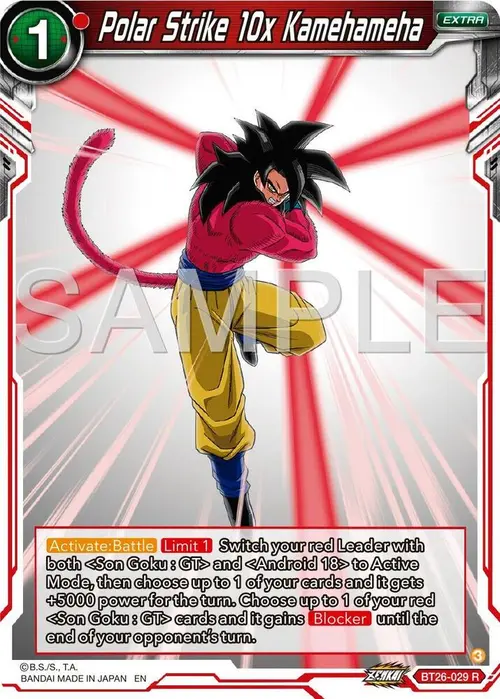 Polar Strike 10x Kamehameha card art