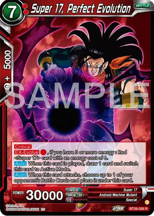 Super 17, Perfect Evolution card art