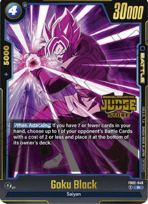 Goku Black (Judge Pack (Store Judge) 02) card art
