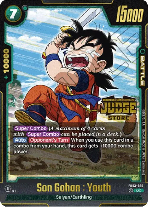 Son Gohan : Youth (Judge Pack (Store Judge) 02) card art