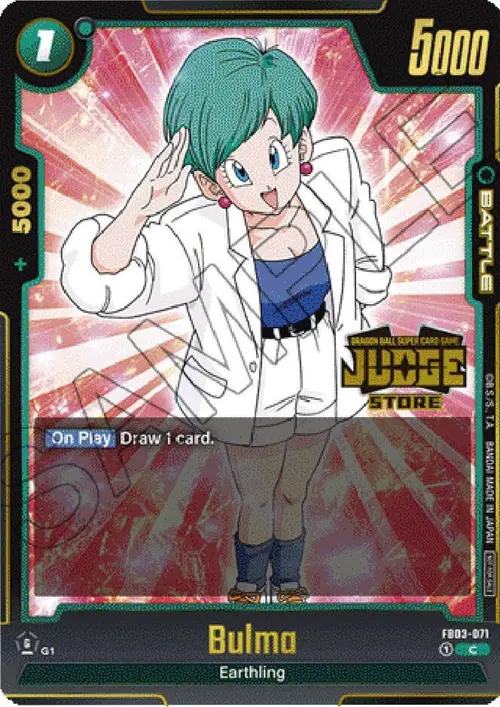 Bulma (Judge Pack (Store Judge) 02) card art