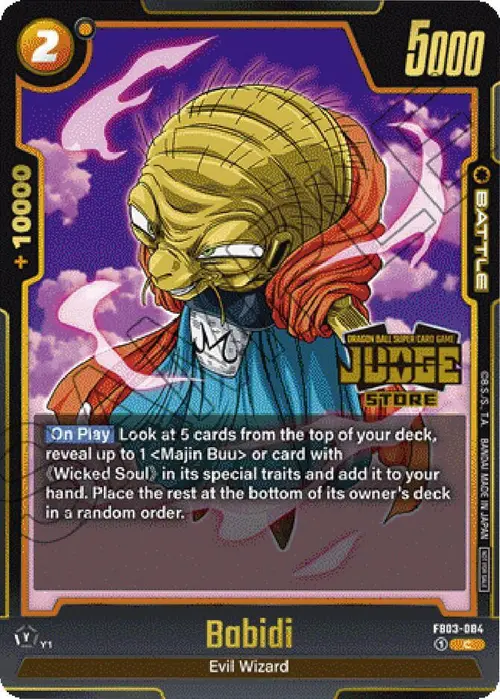 Babidi (Judge Pack (Store Judge) 02) card art