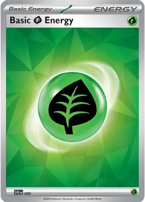 Basic Grass Energy - 009 card art