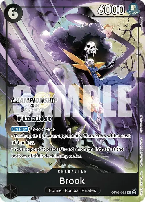 Brook (Championship 2024 Finalist Card Set) card art