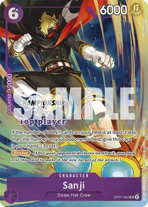 Sanji (Championship 2024 Top Player Pack) card art