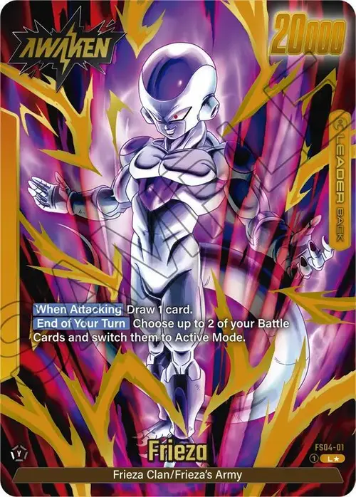 Frieza (Gold) card art