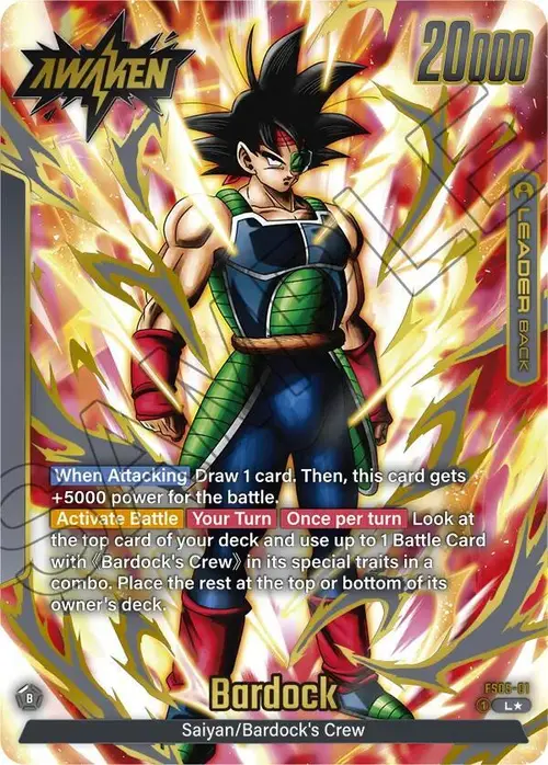 Bardock (Gold) card art