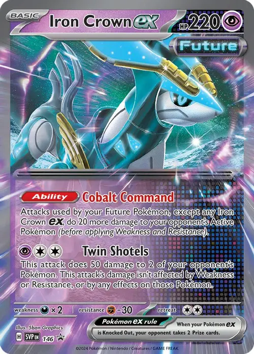Iron Crown ex - 146 card art