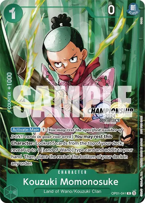Kouzuki Momonosuke (CS 2024 Celebration Pack) card art
