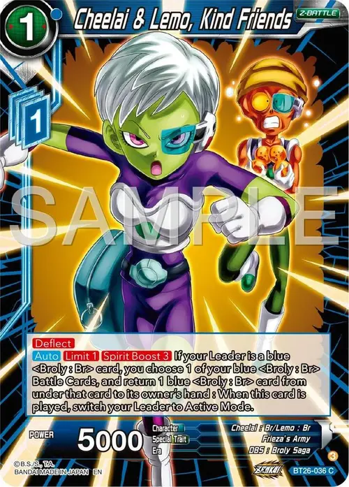Cheelai & Lemo, Kind Friends card art