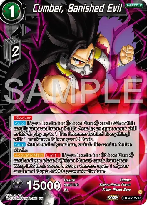 Cumber, Banished Evil card art