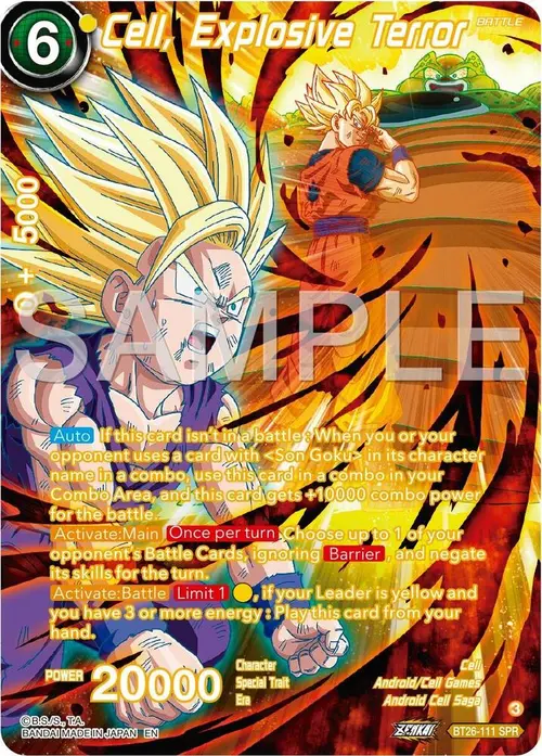 Cell, Explosive Terror (SPR) card art