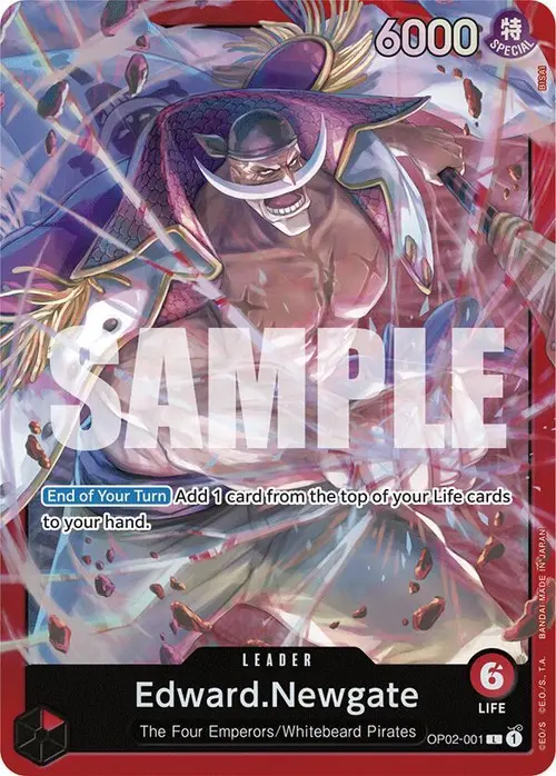 Edward.Newgate (OP02-001) card art