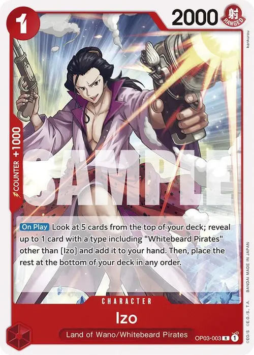 Izo card art