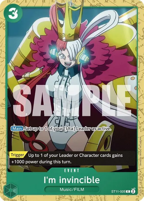 I'm invincible card art