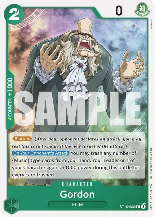 Gordon card art