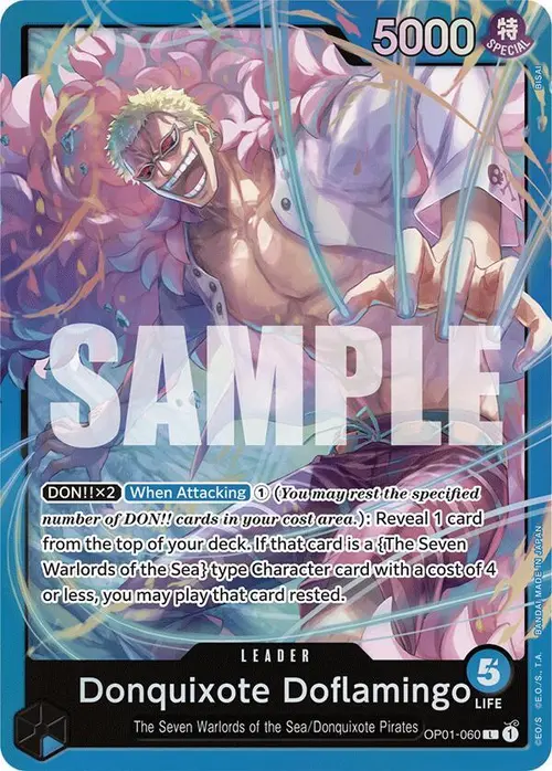Donquixote Doflamingo (OP01-060) card art