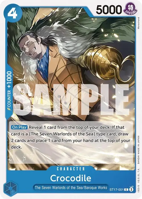 Crocodile card art