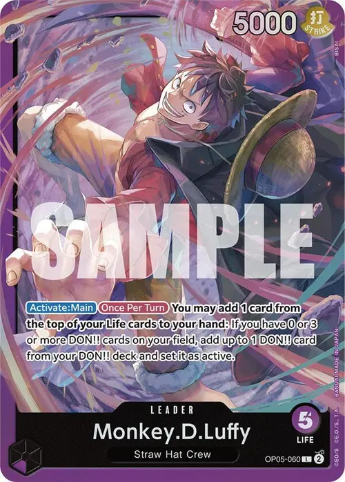 Monkey.D.Luffy (OP05-060) card art