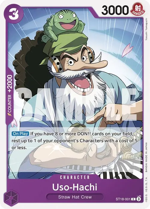 Uso-Hachi (ST18-001) card art