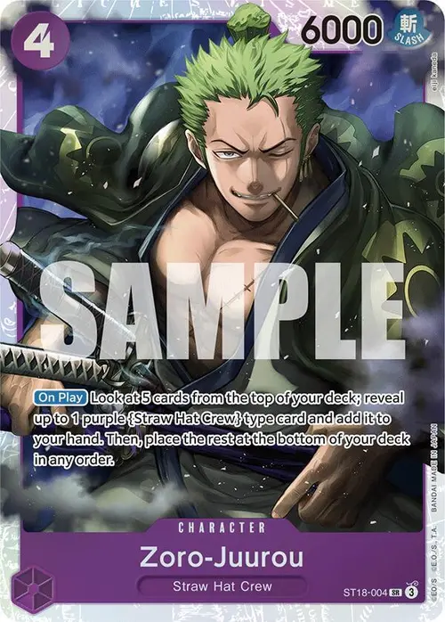 Zoro-Juurou (ST18-004) card art